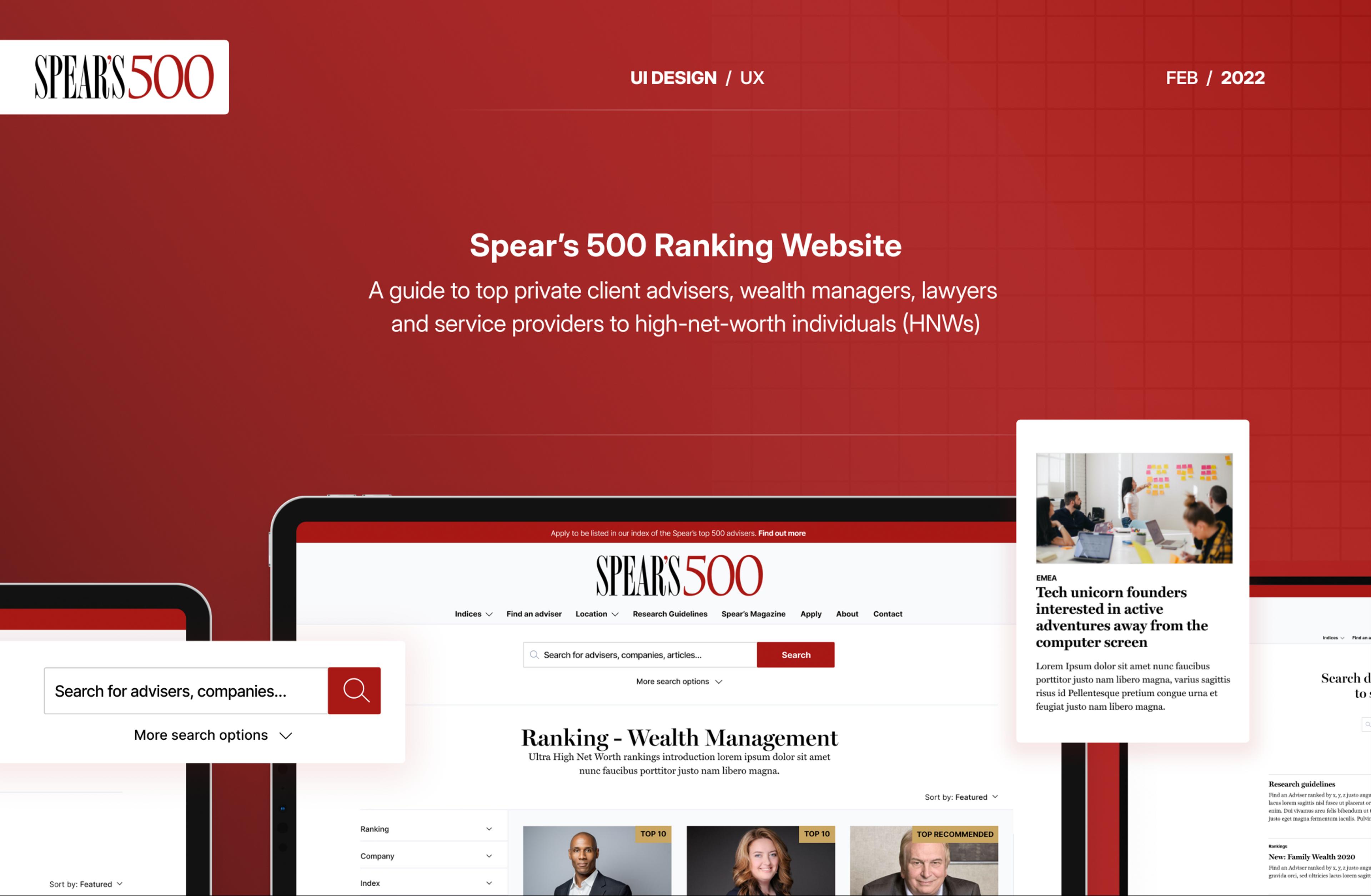 Spears 500 Website