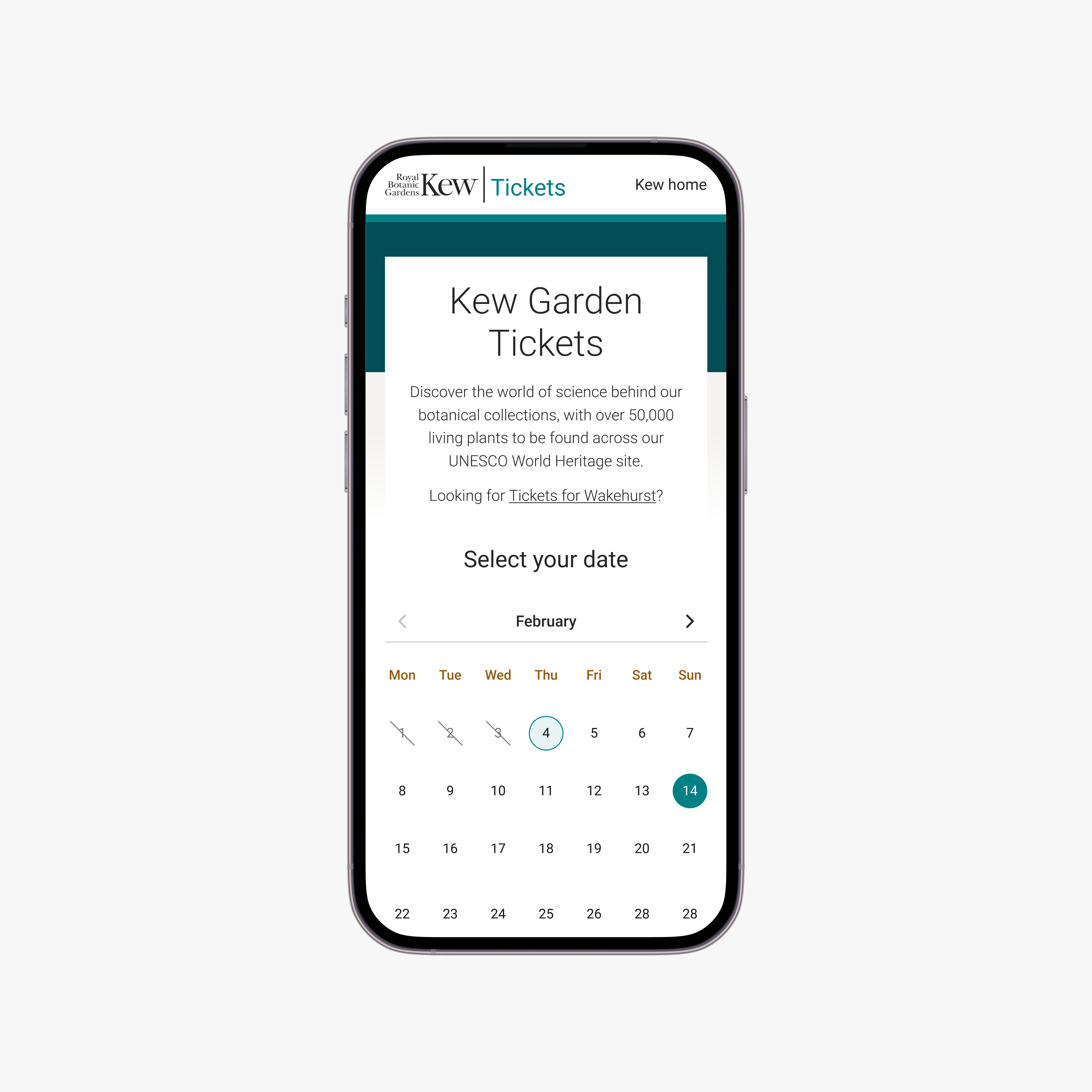 Kew Ticketing